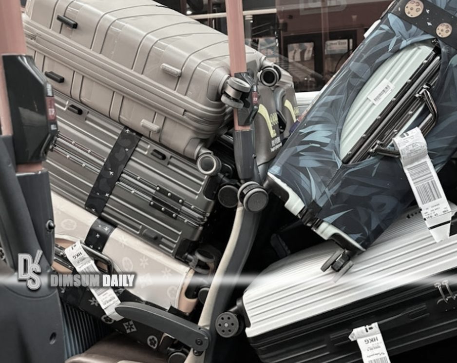Overloaded buses struggle with excess luggage following holiday travel ...